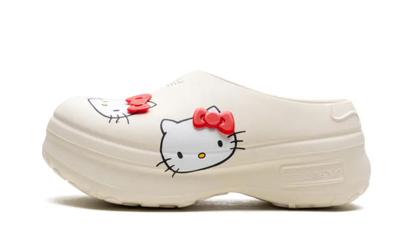 More Adidas Shoes adiFOM Stan Smith Mules WMNS 'Hello Kitty Off White Red Cloud White'